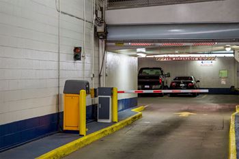 Attached parking garage